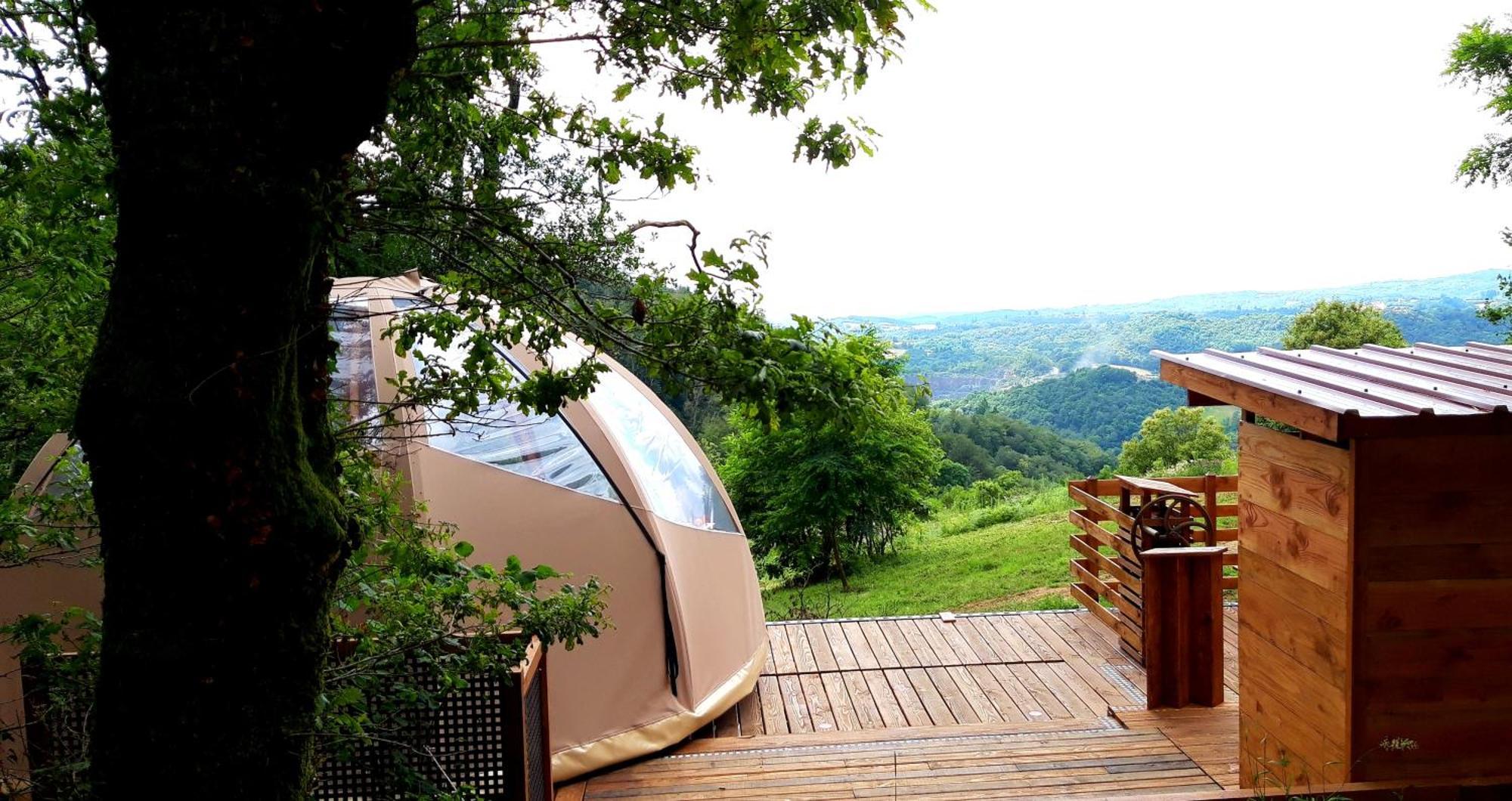 Hotel Le Mobil'Dome A Marie Cambounes Esterno foto