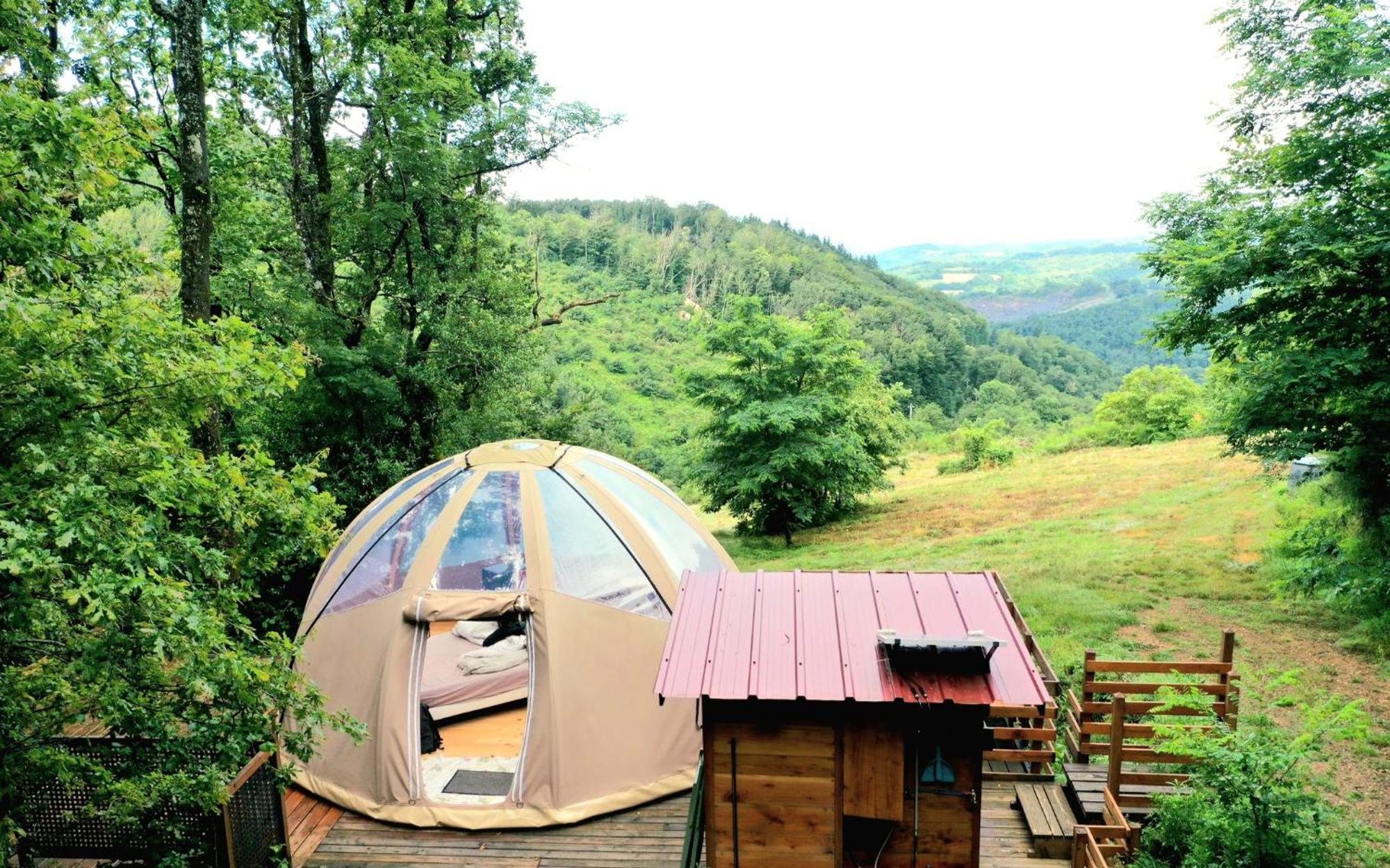 Hotel Le Mobil'Dome A Marie Cambounes Esterno foto