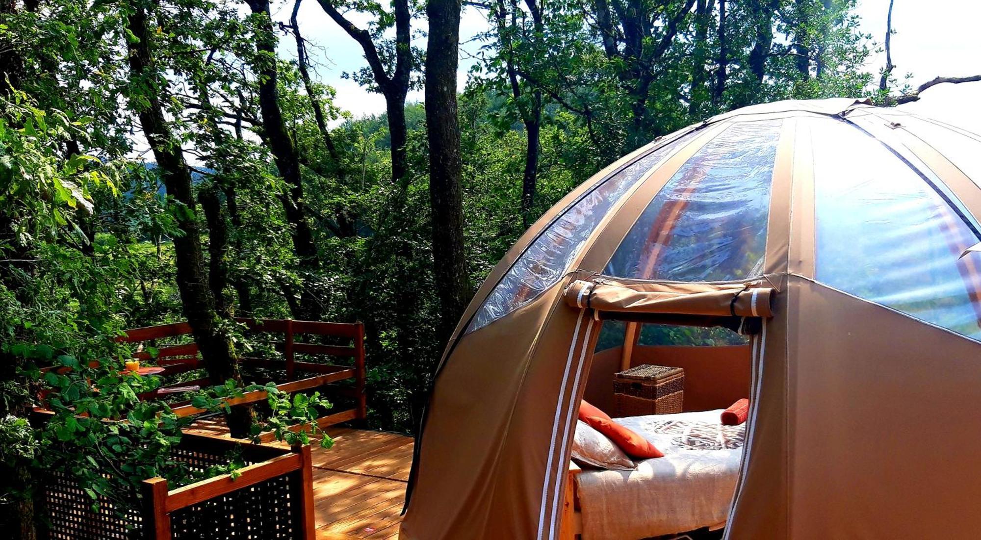 Hotel Le Mobil'Dome A Marie Cambounes Esterno foto